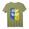 Stop war on Ukraine Support Ukraine Vertical Flag Frieden T-Shirt – Zeigen Sie Ihre Solidarität und setzen Sie ein politisches Statement