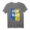 Stop war on Ukraine Support Ukraine Vertical Flag Frieden T-Shirt – Zeigen Sie Ihre Solidarität und setzen Sie ein politisches Statement