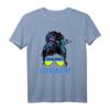 Ukrainisches Mädchen T-Shirt – Klassisch geschnitten mit doppeltem Saum, ideal zur Unterstützung der ukrainischen Kultur