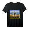 Briefmarke Motiv Flagge der Ukraine T-Shirt – Patriotisches Support-Shirt für Ukraineliebhaber und Unterstützer