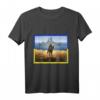 Briefmarke Motiv Flagge der Ukraine T-Shirt – Patriotisches Support-Shirt für Ukraineliebhaber und Unterstützer