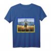 Briefmarke Motiv Flagge der Ukraine T-Shirt – Patriotisches Support-Shirt für Ukraineliebhaber und Unterstützer