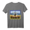 Briefmarke Motiv Flagge der Ukraine T-Shirt – Patriotisches Support-Shirt für Ukraineliebhaber und Unterstützer