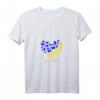 Damen & Herren Herz Ukraine T-Shirt mit Schmetterling – Support & Solidarität mit Ukraine, V-Ausschnitt, perfekte Geschenkidee