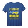 Ich unterstütze die Demokratie in der Ukraine T-Shirt - Solidaritätsbekundung für Demokratie und Freiheit