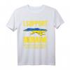 Ich unterstütze die Demokratie in der Ukraine T-Shirt - Solidaritätsbekundung für Demokratie und Freiheit