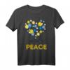 Ukraine We Want Peace Flower T-Shirt – Unterstützung für Freiheit, Frieden und ukrainische Solidarität