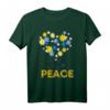 Ukraine We Want Peace Flower T-Shirt – Unterstützung für Freiheit, Frieden und ukrainische Solidarität