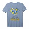 Ukraine We Want Peace Flower T-Shirt – Unterstützung für Freiheit, Frieden und ukrainische Solidarität