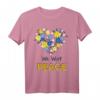 Ukraine We Want Peace Flower T-Shirt – Unterstützung für Freiheit, Frieden und ukrainische Solidarität