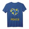 Ukraine We Want Peace Flower T-Shirt – Unterstützung für Freiheit, Frieden und ukrainische Solidarität