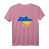 Ukraine Umriss auf Flagge T-Shirt – Lustiges Gesprächsstarter Design für Patriotische Supporter & Partygänger