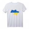 Ukraine Umriss auf Flagge T-Shirt – Lustiges Gesprächsstarter Design für Patriotische Supporter & Partygänger