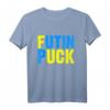 Puck Futin Frieden Für Ukraine Support T-Shirt - Lustiges Solidaritäts-Shirt für Ukraine-Liebhaber & Friedensaktivisten