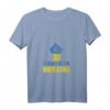 Support Ukraine T-Shirt zum HapKoala mit ukrainischer Flagge – Vintage Design V-Ausschnitt für Damen, Herren & Kinder