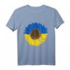 Ukraine Flagge Sonnenblume T-Shirt – Vintage ukrainische Unterstützung, patriotische Kleidung für Männer und Frauen, perfektes Geschenk für ukrainische Liebhaber