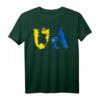 UA - Ukraine Shirt Retro mit Ukrainischer Flagge und patriotischem Tryzub – Perfektes Geschenk für Ukraineliebhaber und Nationalfeiertage