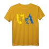 UA - Ukraine Shirt Retro mit Ukrainischer Flagge und patriotischem Tryzub – Perfektes Geschenk für Ukraineliebhaber und Nationalfeiertage