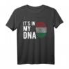 Meine DNA Ungarn Flagge Shirt - Exklusives Design als Geschenk für Freunde mit ungarischen Wurzeln zu Geburtstag & Weihnachten