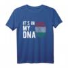 Meine DNA Ungarn Flagge Shirt - Exklusives Design als Geschenk für Freunde mit ungarischen Wurzeln zu Geburtstag & Weihnachten