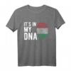 Meine DNA Ungarn Flagge Shirt - Exklusives Design als Geschenk für Freunde mit ungarischen Wurzeln zu Geburtstag & Weihnachten