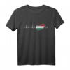 Unisex Herzschlag T-Shirt für Ungarn Fans – Perfektes Geschenk zu Weihnachten & Geburtstag für Damen, Herren & Kinder