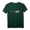 Unisex Herzschlag T-Shirt für Ungarn Fans – Perfektes Geschenk zu Weihnachten & Geburtstag für Damen, Herren & Kinder