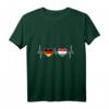 Ungarn Deutschland Herzschlag EKG Reise T-Shirt – Perfekt für Reise, Urlaub & Auswanderung nach Ungarn