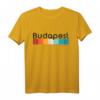 Budapest Ungarn Retro Stil Vintage Design T-Shirt – Klassisch geschnitten, doppelt genähter Saum