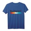 Budapest Ungarn Retro Stil Vintage Design T-Shirt – Klassisch geschnitten, doppelt genähter Saum