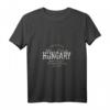Damen Vintage Stil Retro Ungarn T-Shirt mit V-Ausschnitt – Perfekt für Ungarn Reisen und Ferien