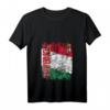 Damen, Herren & Kinder Ungarn Flagge T-Shirt mit V-Ausschnitt - Leichtes, klassisch geschnittenes Shirt mit doppelten Nähten