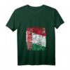 Damen, Herren & Kinder Ungarn Flagge T-Shirt mit V-Ausschnitt - Leichtes, klassisch geschnittenes Shirt mit doppelten Nähten
