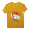 Damen, Herren & Kinder Ungarn Flagge T-Shirt mit V-Ausschnitt - Leichtes, klassisch geschnittenes Shirt mit doppelten Nähten