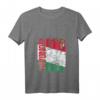 Damen, Herren & Kinder Ungarn Flagge T-Shirt mit V-Ausschnitt - Leichtes, klassisch geschnittenes Shirt mit doppelten Nähten