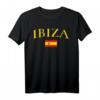 Ibiza Party Insel Spanien T-Shirt mit Flagge - Perfektes Souvenir für Urlauber & Freunde