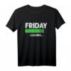 Freitag Loading Bar Wochenende Gratis Feier T-Shirt – Perfektes Geschenk für Familie, Freunde & Feierliebhaber zu Geburtstagen, Weihnachten & besonderen Anlässen