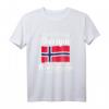 Keine Therapie Muss Nur Nach Norwegen Urlaub Flagge T-Shirt - Lustiges Skandinavien-Reise-Shirt für Angler und Wanderer