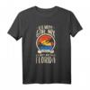 Ich Muss Gar Nix Ich Muss Nur Nach Florida USA Urlaub T-Shirt - Retro Sonnenuntergang Design für Strand, Meer & Sunshine State Fans