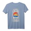 Ich Muss Gar Nix Ich Muss Nur Nach Florida USA Urlaub T-Shirt - Retro Sonnenuntergang Design für Strand, Meer & Sunshine State Fans