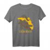 Cocoa Beach Florida FL Aligator Surf Sunset T-Shirt – Perfektes Souvenir & Strandoutfit für Urlauber & Surfer