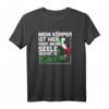 Mein Körper ist hier - Aber meine Seele wohnt in Bibione T-Shirt | Lustiges Souvenir für Bibione-Fans, Urlaubs- & Strandliebhaber