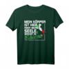 Mein Körper ist hier - Aber meine Seele wohnt in Bibione T-Shirt | Lustiges Souvenir für Bibione-Fans, Urlaubs- & Strandliebhaber