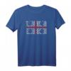 Sardinien Flagge T-Shirt - Italien Urlaub & Mittelmeer Insel Motiv für Sardinien Fans und Reisende