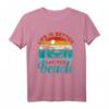 Frauen Retro Sommer Urlaub T-Shirt mit 'Life is better at the beach' - Strand-Design für Damen, Kinder & Jungen, perfekt für den Sommerurlaub und Kreuzfahrt