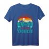 Frauen Retro Sommer Urlaub T-Shirt mit 'Life is better at the beach' - Strand-Design für Damen, Kinder & Jungen, perfekt für den Sommerurlaub und Kreuzfahrt
