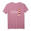 Die Nordsee Ruft, Leuchtturm - Lustiges Nordsee Urlaub T-Shirt für Meeres- und Strandliebhaber, perfekt als Geschenk für Urlauber, Einheimische und Meerfans