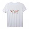 Weltkarte Weltreise Urlaub Sommer T-Shirt – Perfekte Geschenkidee für Weltenbummler, Strandliebhaber und Reiseenthusiasten