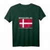 Hyggelig Glücklich Ohne Berge Dänemark T-Shirt mit Flagge – Perfekt für Dänemark-Urlauber & Skandinavien-Liebhaber