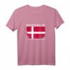 Hyggelig Glücklich Ohne Berge Dänemark T-Shirt mit Flagge – Perfekt für Dänemark-Urlauber & Skandinavien-Liebhaber